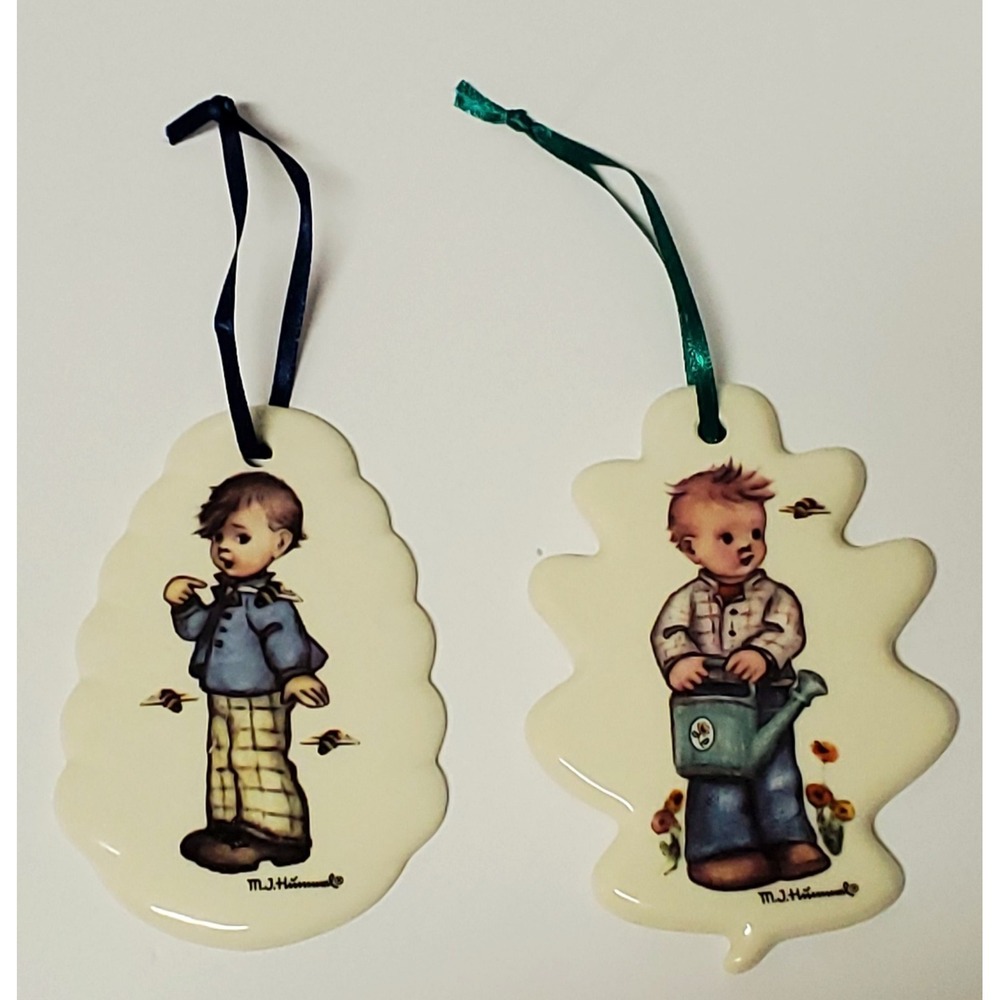 Welcome Home M.I.Hummel Club Ornaments (2) '16 Always Growing & '14 Who are You?